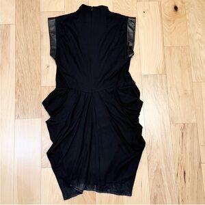 Alice + Olivia Black Asymmetrical Dress